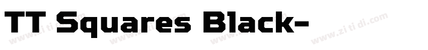TT Squares Black字体转换 TT Squares Black字体转换